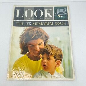 Vtg LOOK Magazine November 17 1964 JFK Memorial Issue Jackie Kennedy Camel Ad